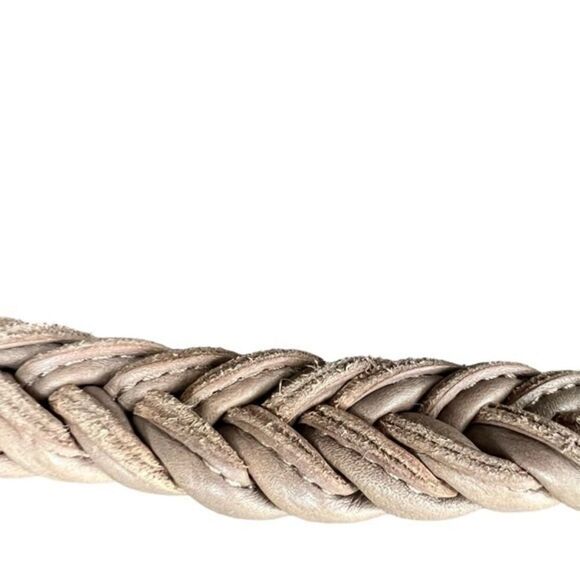 Elliot Lucca tan leather shoulder bag With Braided Handle. - Picture 6 of 8